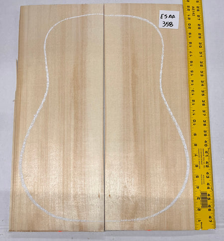 Engelmann Spruce Guitar Top Classical Bookmatched ES AA #358 - Exotic Wood Zone - Buy online Across USA 