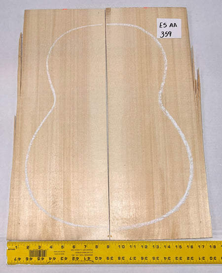 Engelmann Spruce Guitar Top Classical Bookmatched ES AA #359 - Exotic Wood Zone - Buy online Across USA 