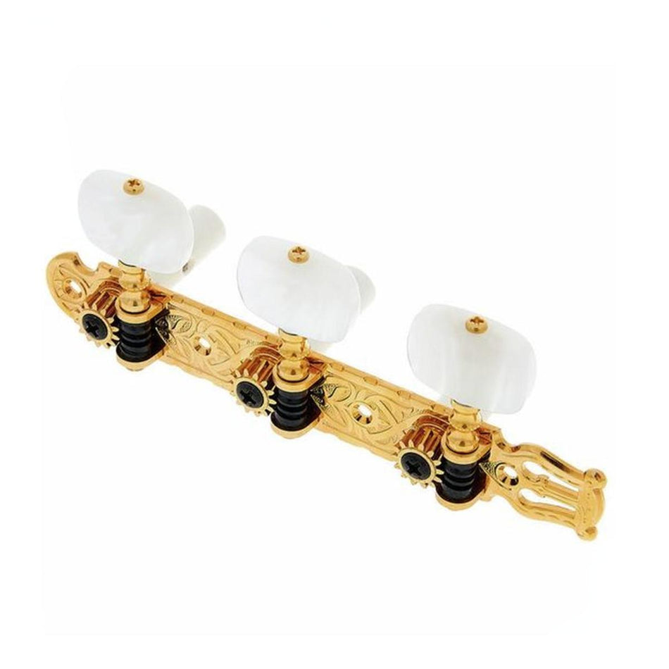 Gotoh Classical Guitar Tuners | White pearloid (3L+3R)