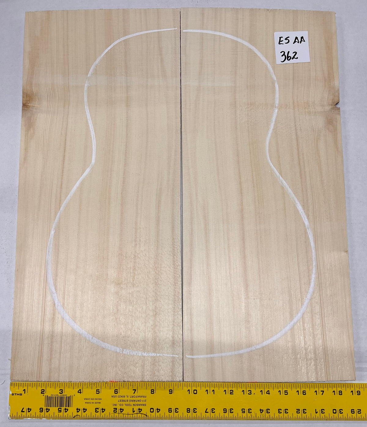 Engelmann Spruce Guitar Top Classical Bookmatched ES AA #362 - Exotic Wood Zone - Buy online Across USA 