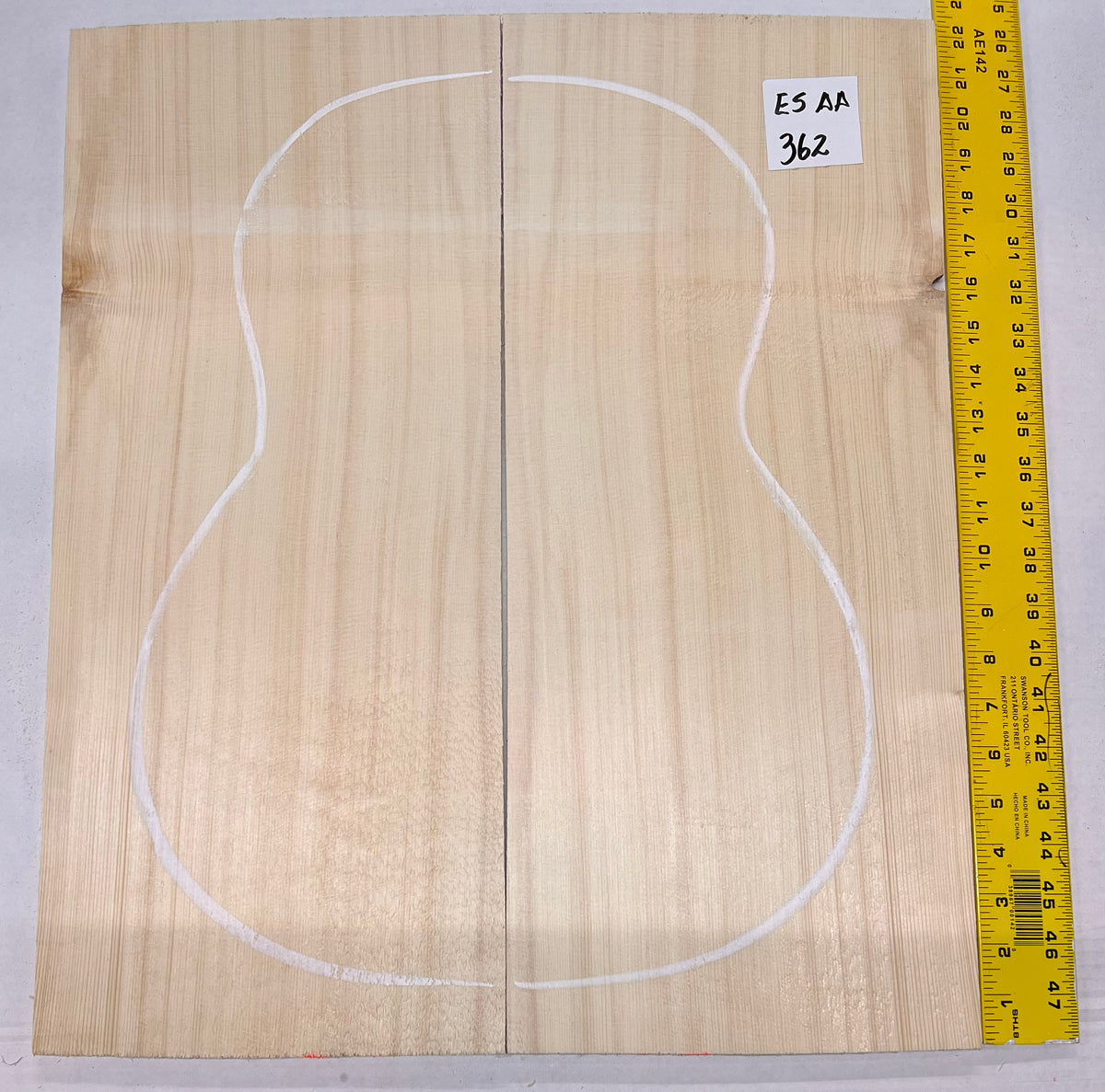 Engelmann Spruce Guitar Top Classical Bookmatched ES AA #362 - Exotic Wood Zone - Buy online Across USA 