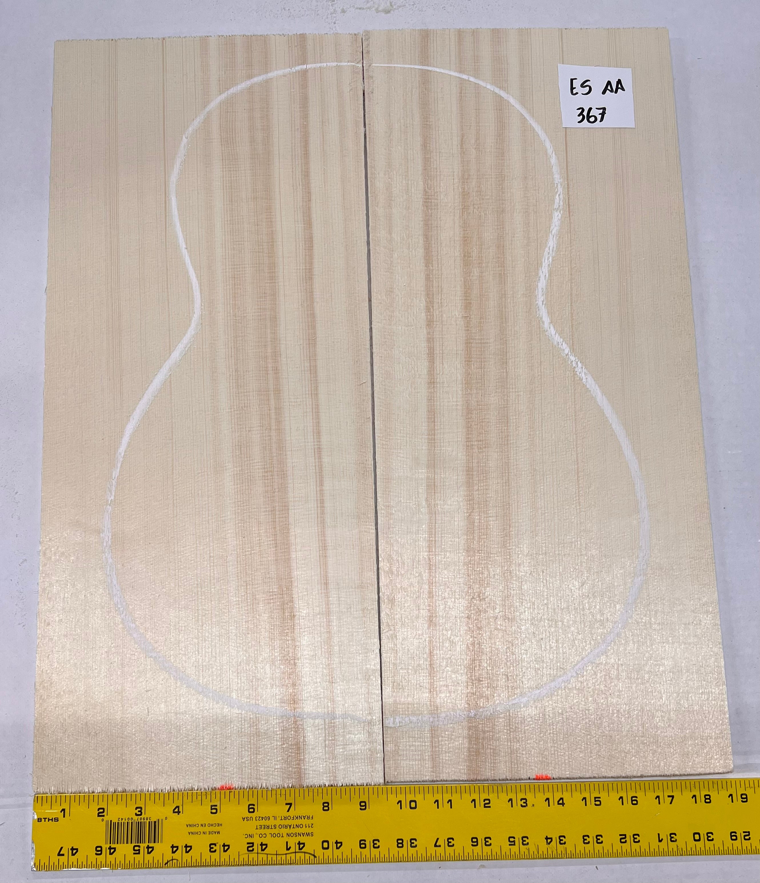 Engelmann Spruce Guitar Top Classical Bookmatched ES AA #367 - Exotic Wood Zone - Buy online Across USA 