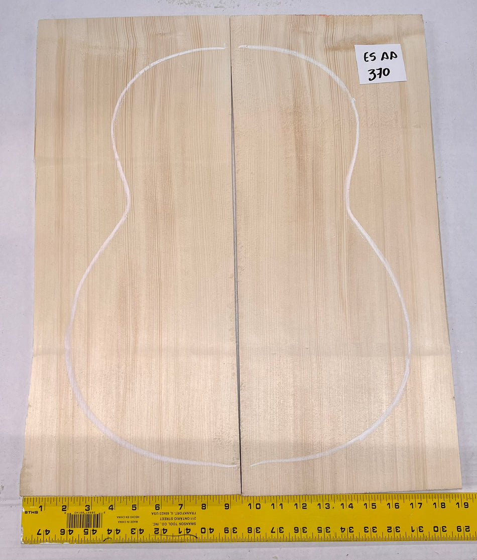 Engelmann Spruce Guitar Top Classical Bookmatched ES AA #370 - Exotic Wood Zone - Buy online Across USA 