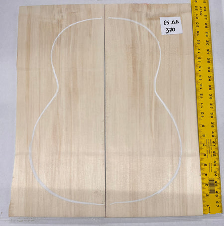 Engelmann Spruce Guitar Top Classical Bookmatched ES AA #370 - Exotic Wood Zone - Buy online Across USA 