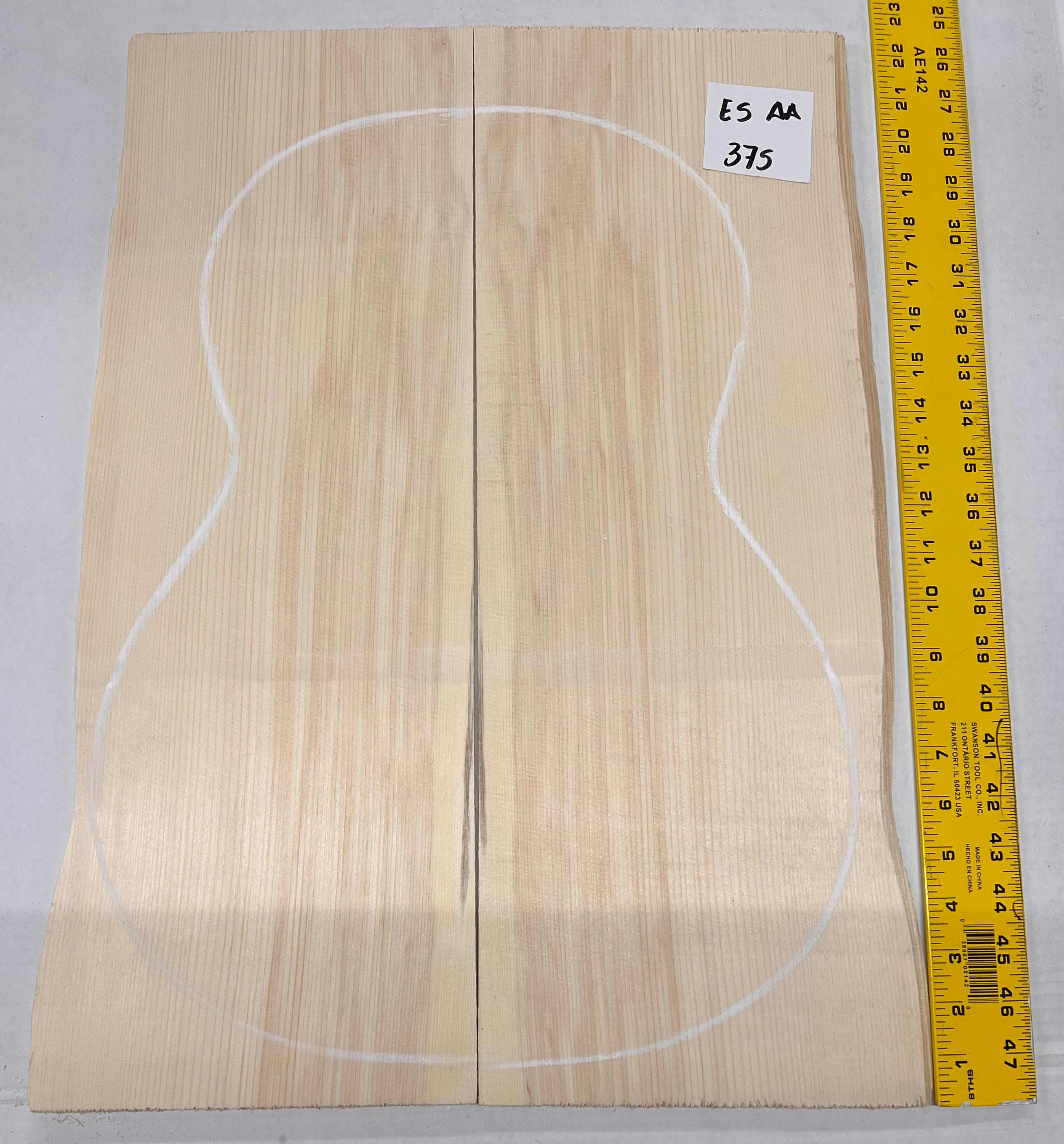 Engelmann Spruce Guitar Top Classical Bookmatched ES AA #375 - Exotic Wood Zone - Buy online Across USA 