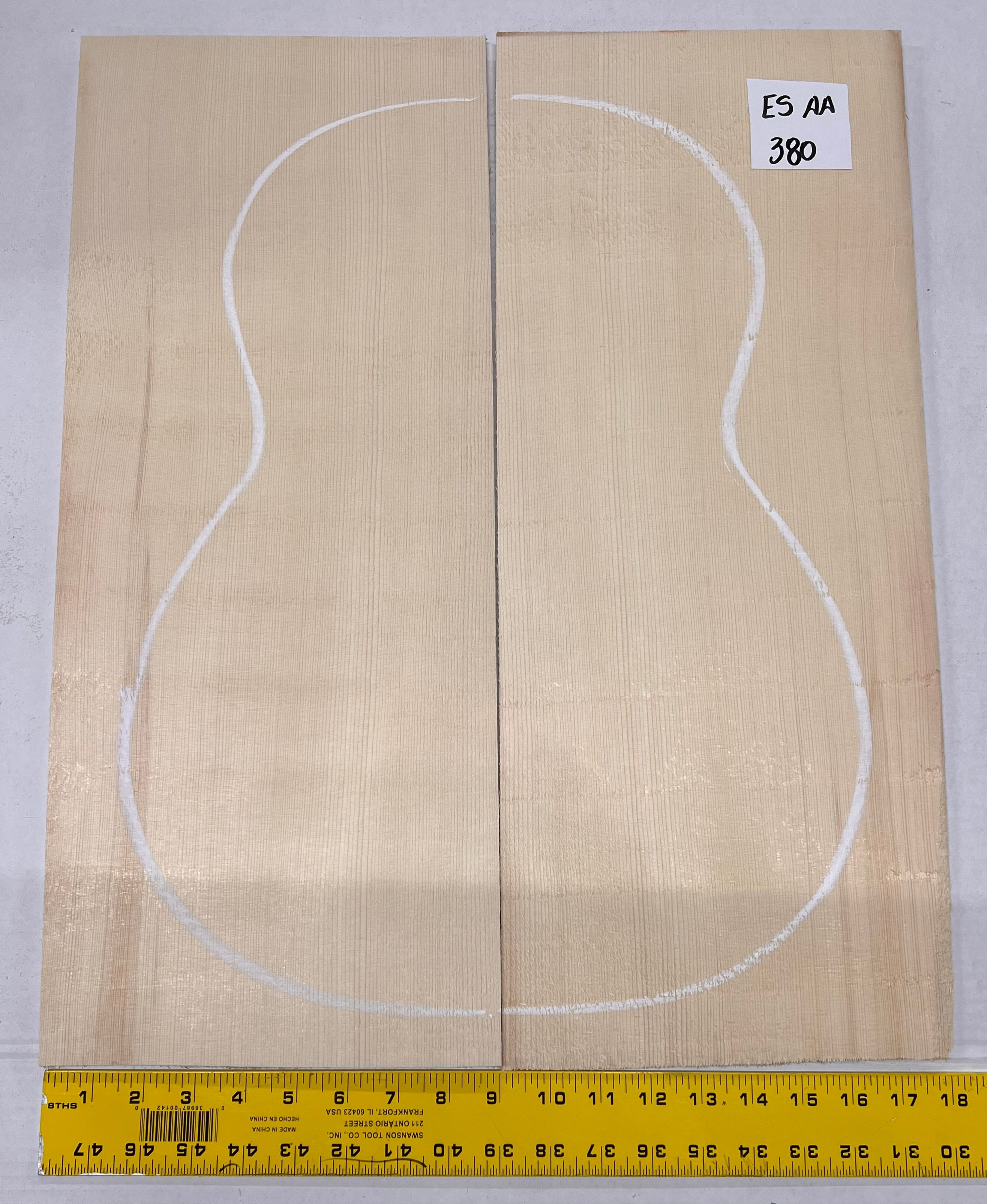 Engelmann Spruce Guitar Top Classical Bookmatched ES AA #380 - Exotic Wood Zone - Buy online Across USA 