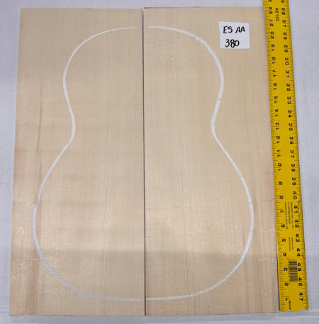 Engelmann Spruce Guitar Top Classical Bookmatched ES AA #380 - Exotic Wood Zone - Buy online Across USA 