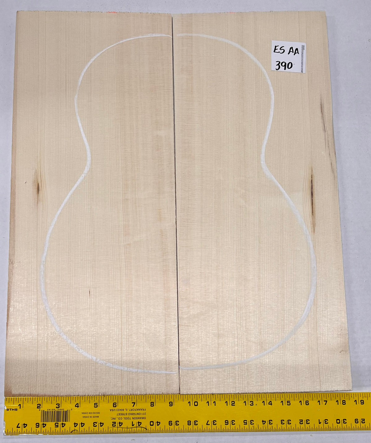 Engelmann Spruce Guitar Top Classical Bookmatched ES AA #390 - Exotic Wood Zone - Buy online Across USA 