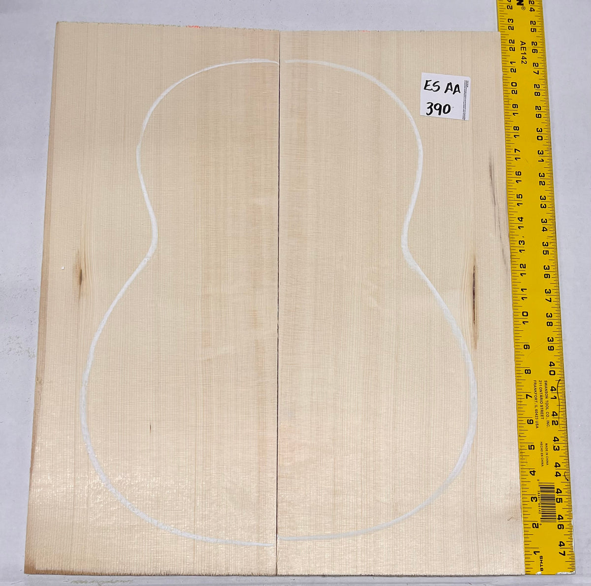 Engelmann Spruce Guitar Top Classical Bookmatched ES AA #390 - Exotic Wood Zone - Buy online Across USA 