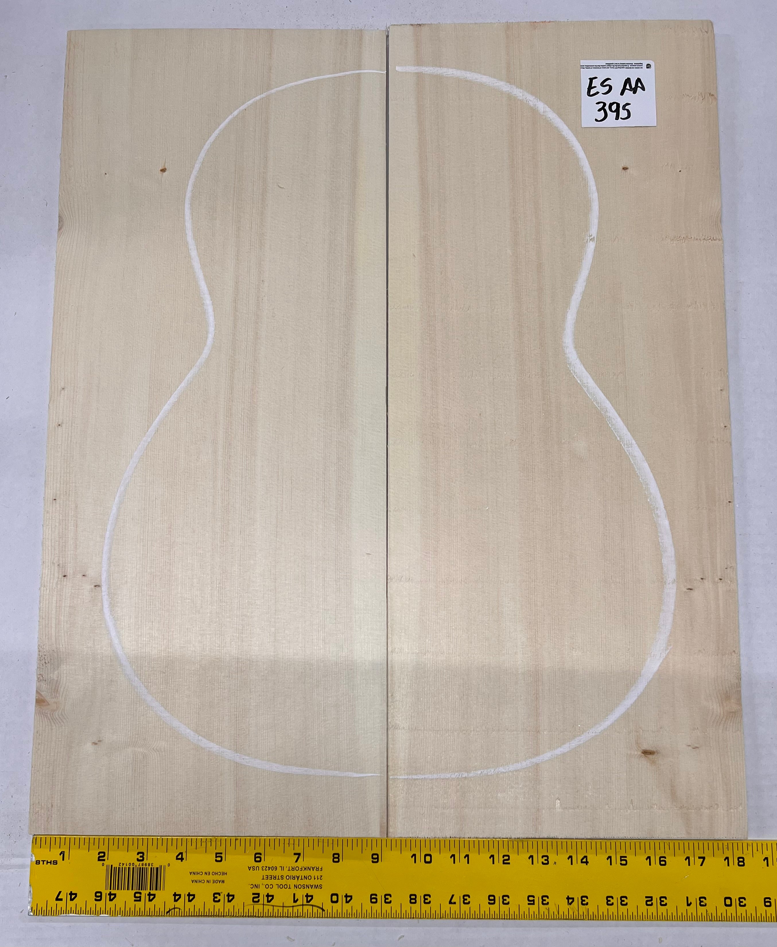 Engelmann Spruce Guitar Top Classical Bookmatched ES AA #395 - Exotic Wood Zone - Buy online Across USA 