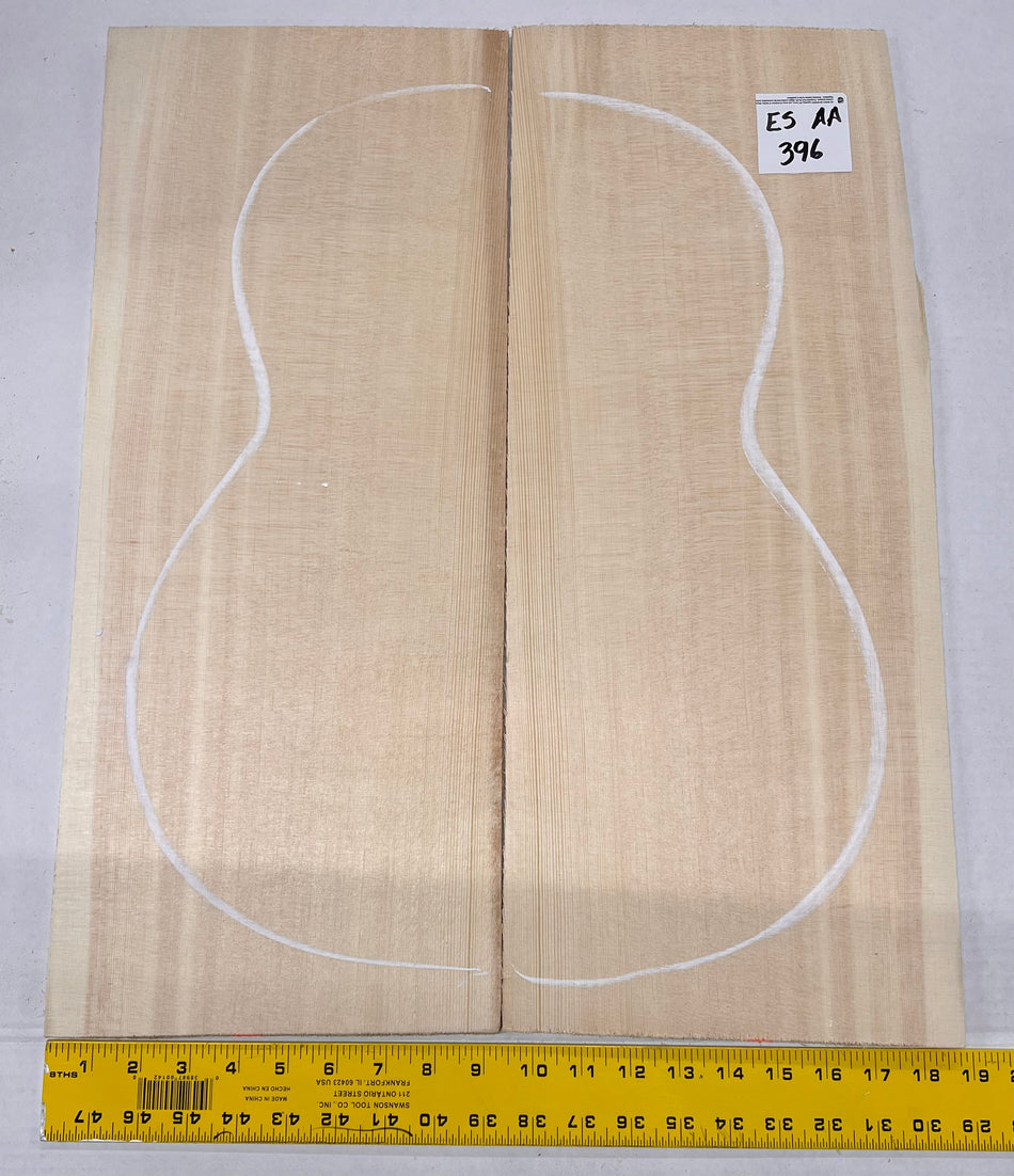 Engelmann Spruce Guitar Top Classical Bookmatched ES AA #396 - Exotic Wood Zone - Buy online Across USA 