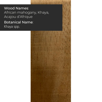 African Mahogany/Khaya Book Matched Guitar Body Blanks -  21″ x 14″ x 2″ (Two Piece) - Exotic Wood Zone - Buy online Across USA 