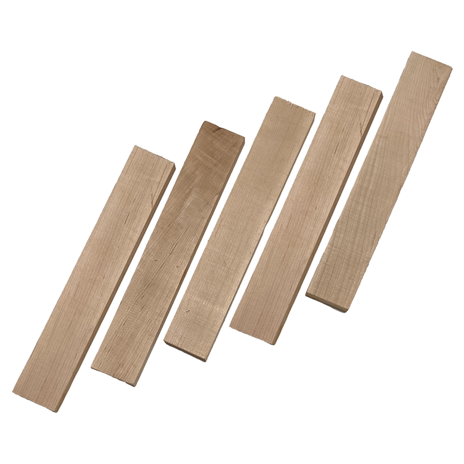 Pack of 5, Hard Maple Wood Cut Offs, DIY Craft Carving Lumber Cutoffs - Exotic Wood Zone - Buy online Across USA 