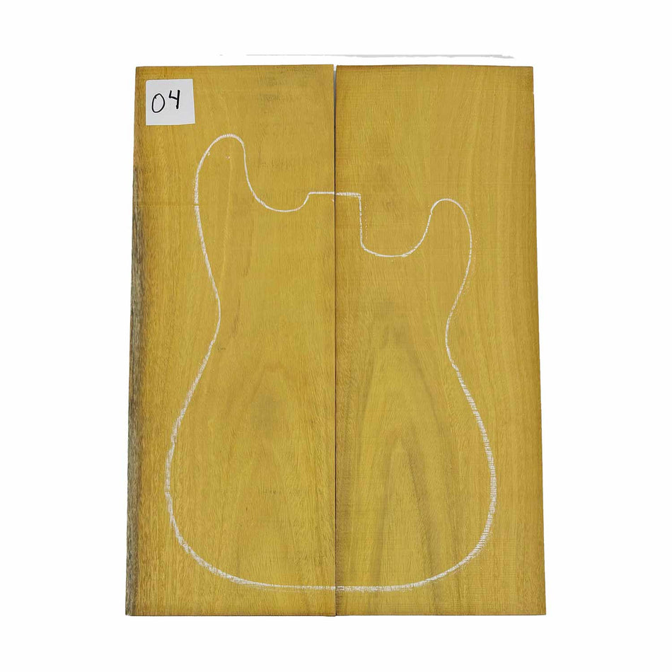 Tapas abatibles para guitarra Bocote Bookmatched 21" x 7" x 1/4"