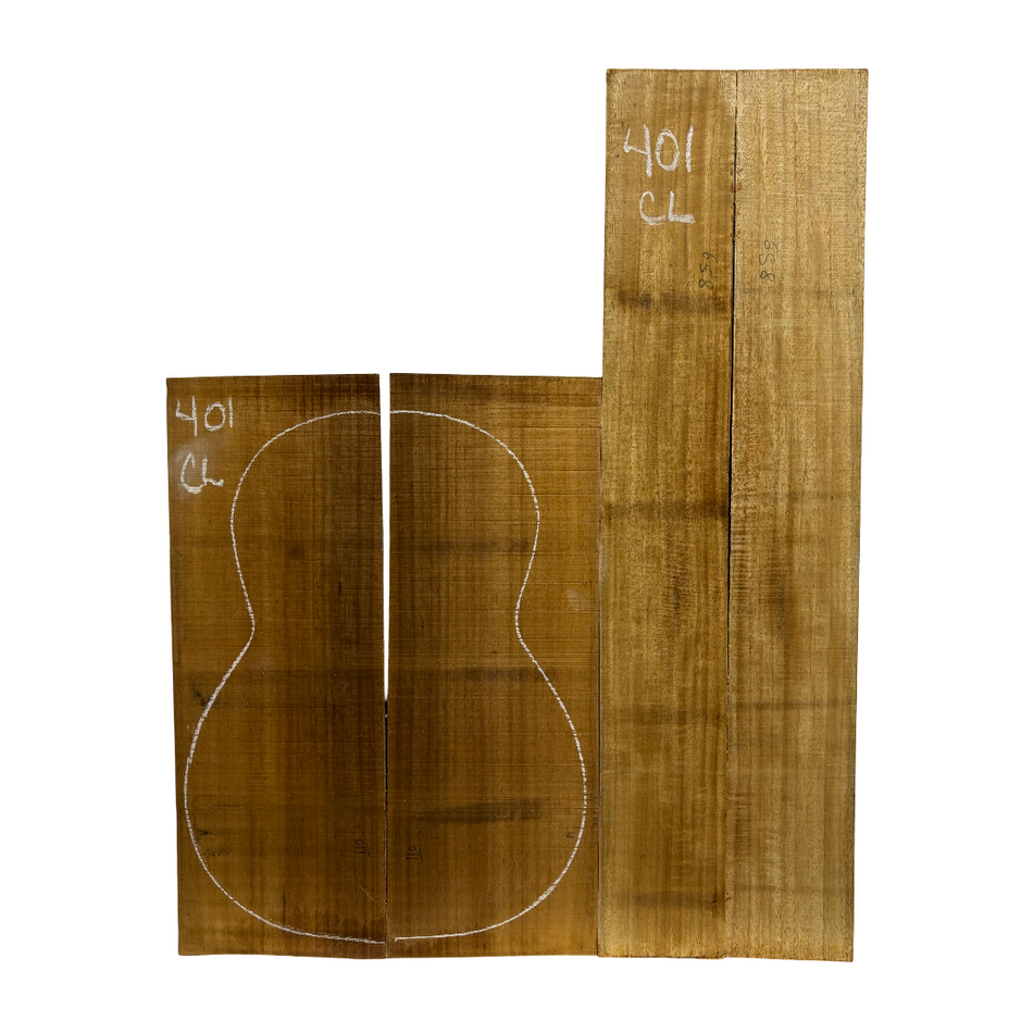 Juego de fondo y aros de guitarra de grado AAAA Dreadnought de palisandro de la India Oriental #61 