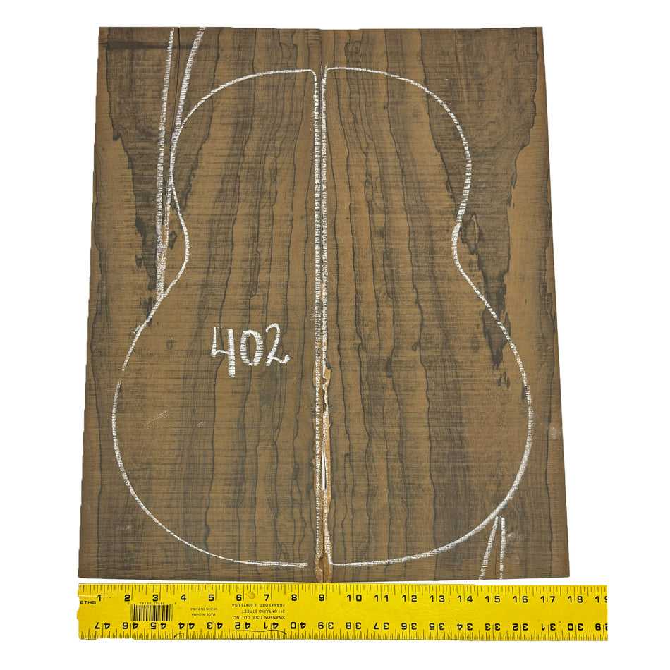 Ziricote Classical Guitar Back Seconds Set #402