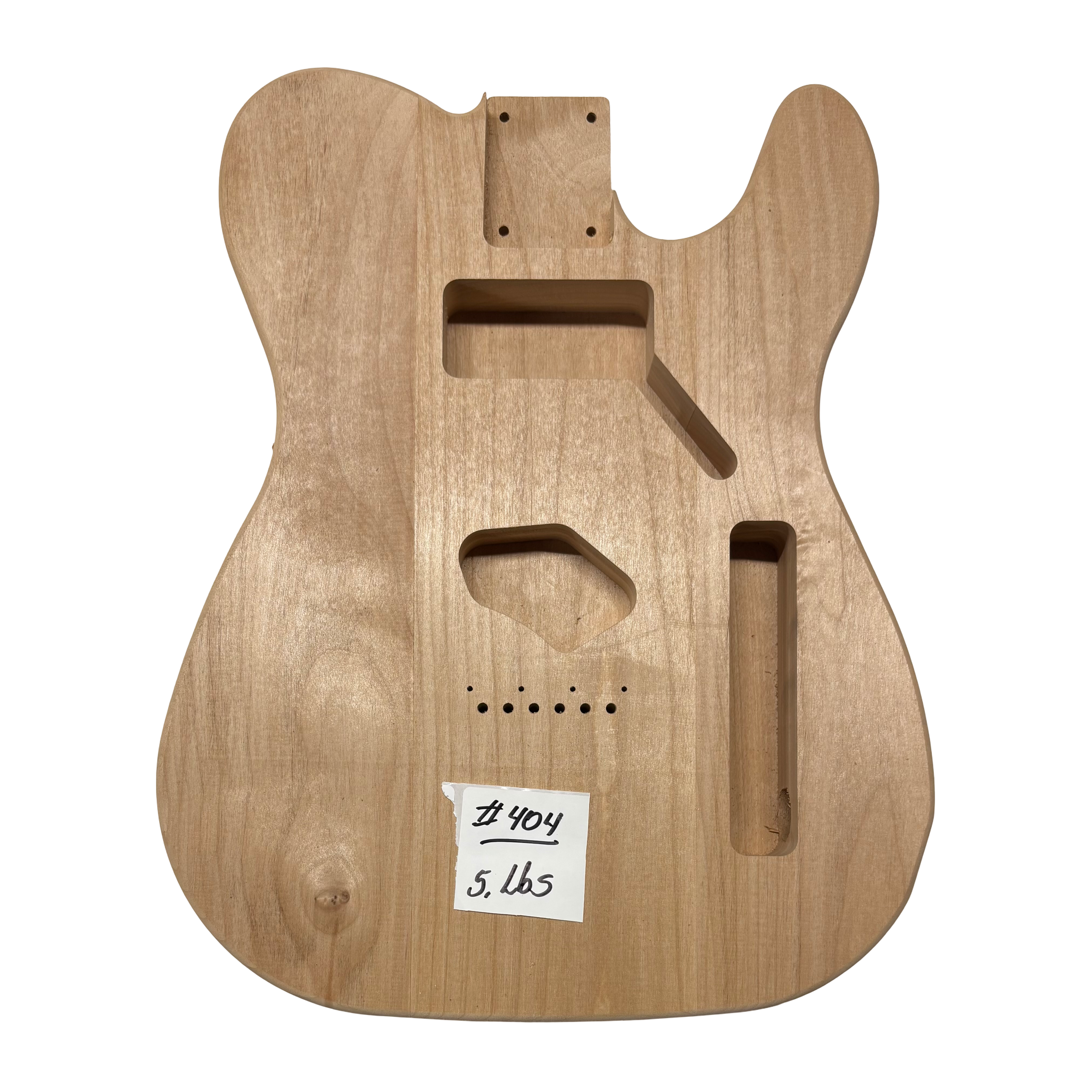 TL-Style Alder Unfinished Fender Guitar Body #404 Exotic Wood Zone 