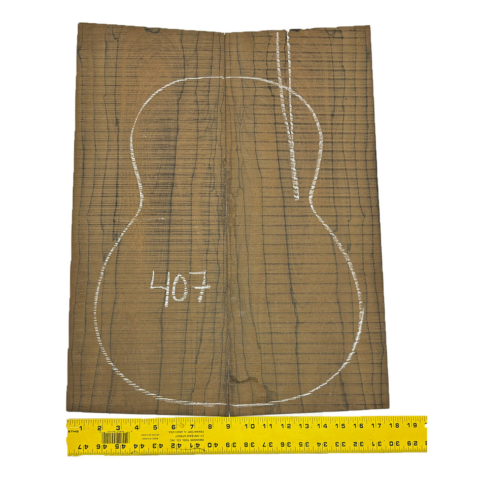 Ziricote Classical Guitar Back Seconds Set #407