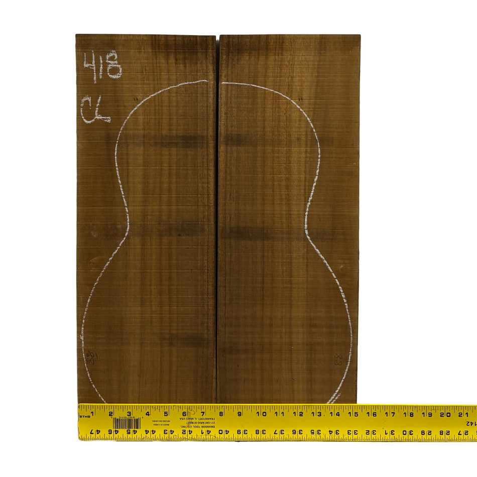 Juego de fondo y aros de guitarra de grado AAAA Dreadnought de palisandro de la India Oriental #61 