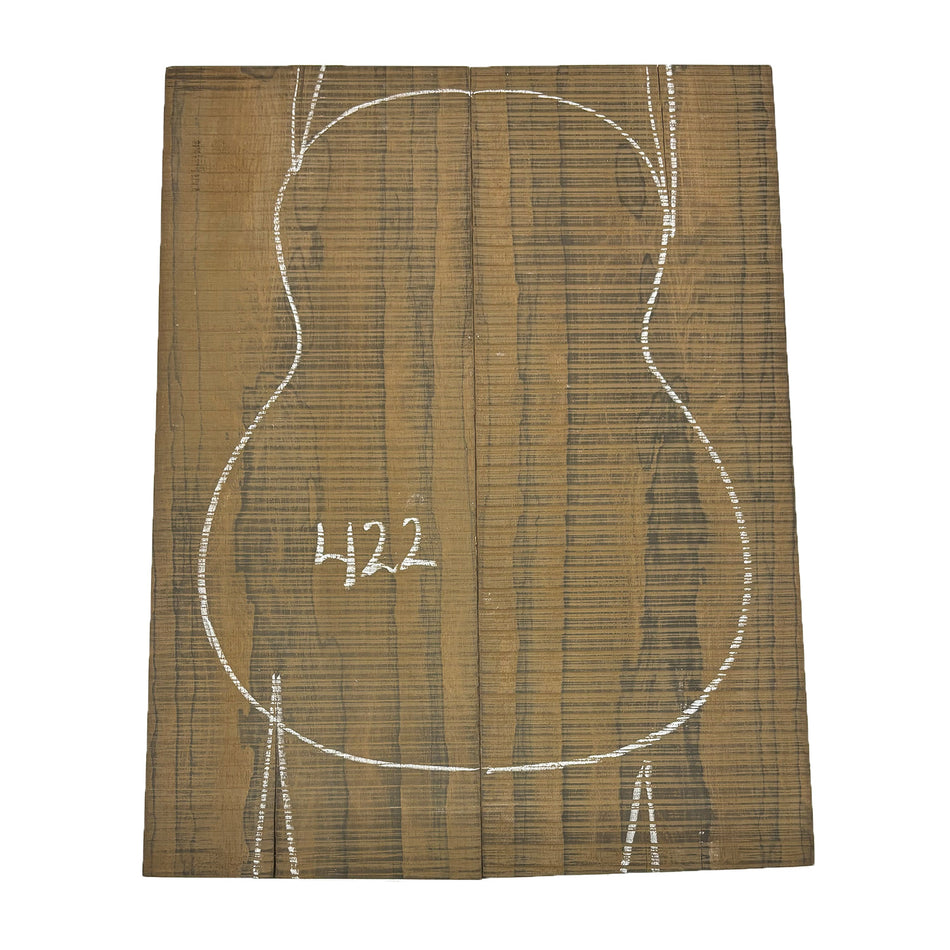 Ziricote Classical Guitar Back Seconds Set #422