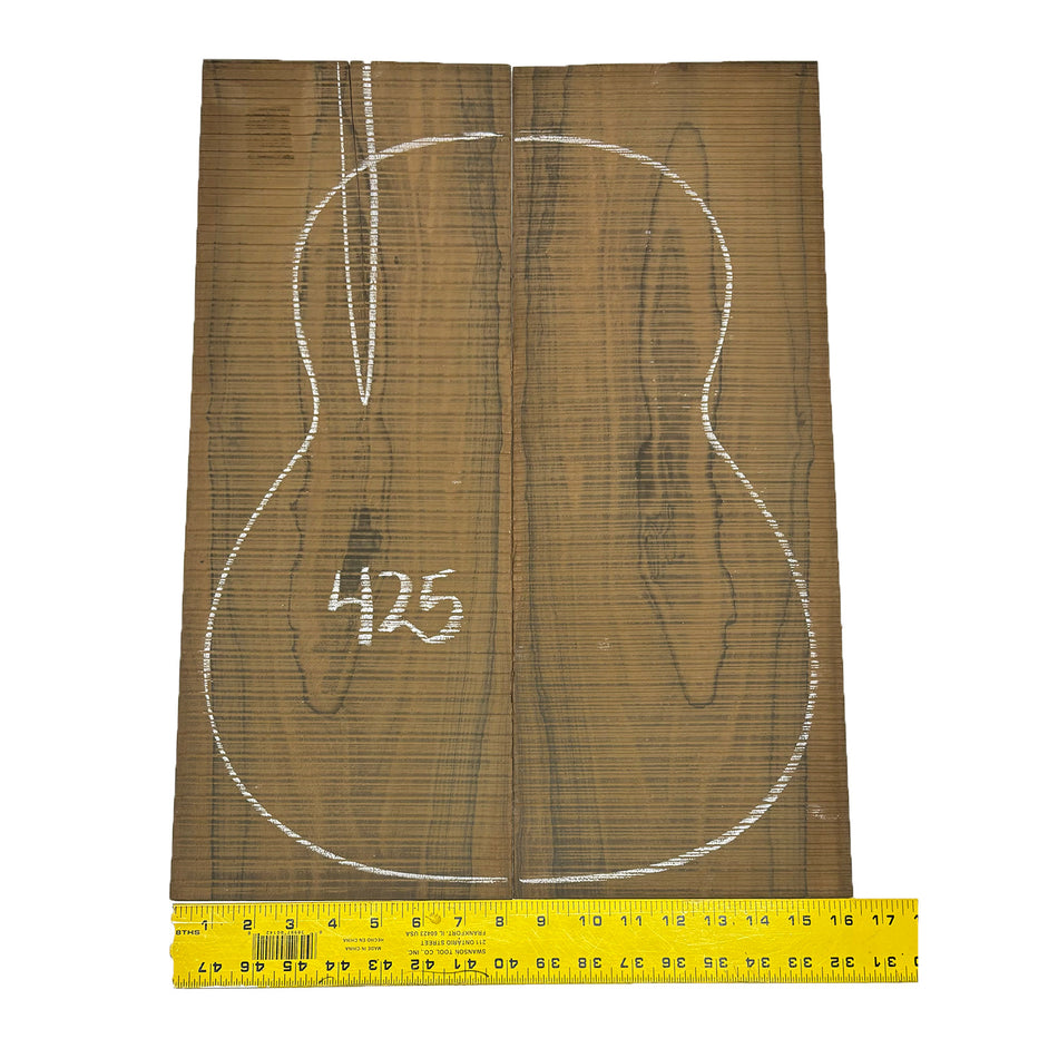 Ziricote Classical Guitar Back Seconds Set #425