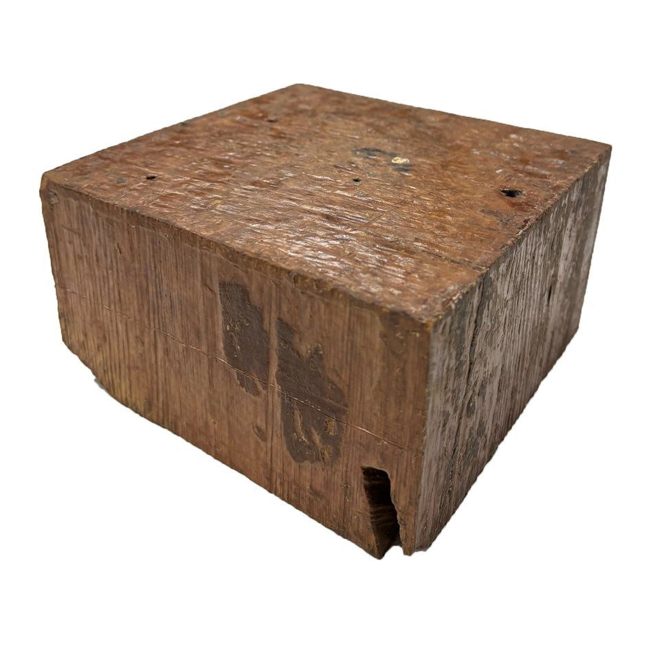 Australian Yellow Box Burl Wood Bowl Blank, 6" x 6" x 3" | #427