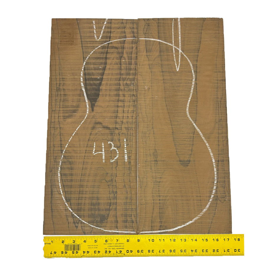 Ziricote Classical Guitar Back Seconds Set #431