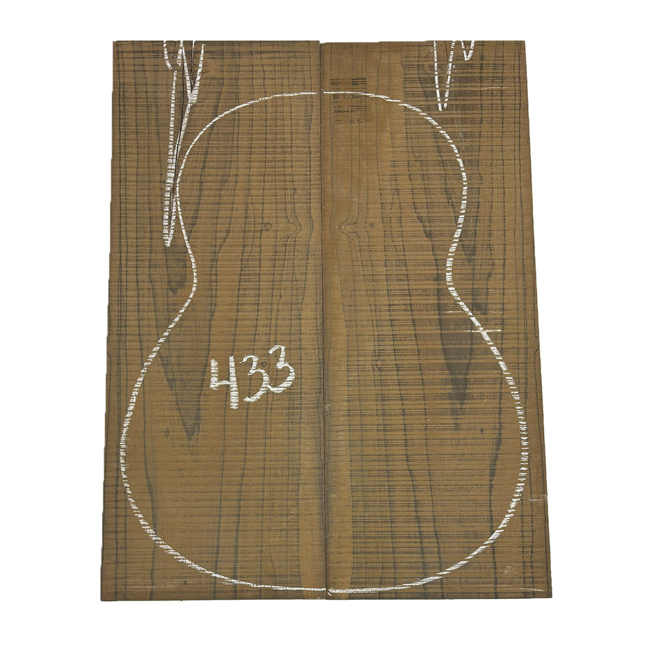 Ziricote Classical Guitar Back Seconds Set #433