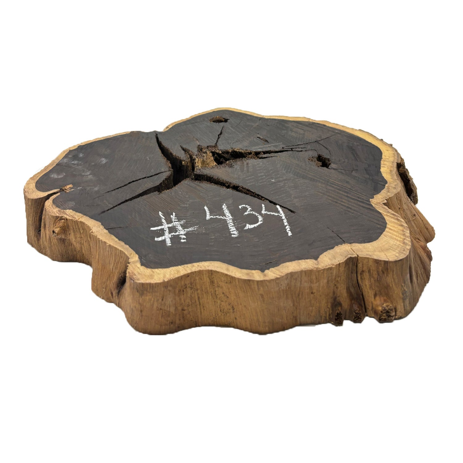 African Blackwood Live Edge Slab/Cookies - 15