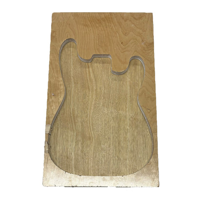 Blanco Limba Cuerpo de guitarra eléctrica/bajo espacios en blanco 21&quot; x 14&quot; x 2&quot; 