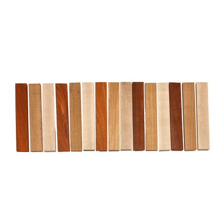 Pack of 15,Mixed Wood Cut Offs, DIY Craft Carving Lumber Cutoffs ( Padauk,Maple,Mahogany) - Exotic Wood Zone - Buy online Across USA 