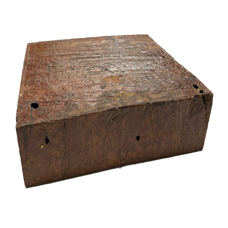 Australian Yellow Box Burl Wood Bowl Blank, 8" x 8" x 3" | #501