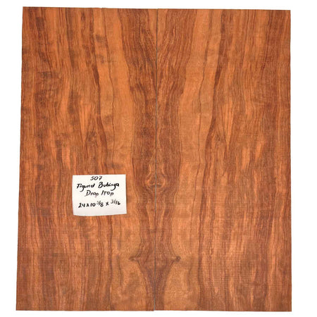 Figured Bubinga Drop Top 24" x 10-5/8" x 3/16" #507 - Exotic Wood Zone 