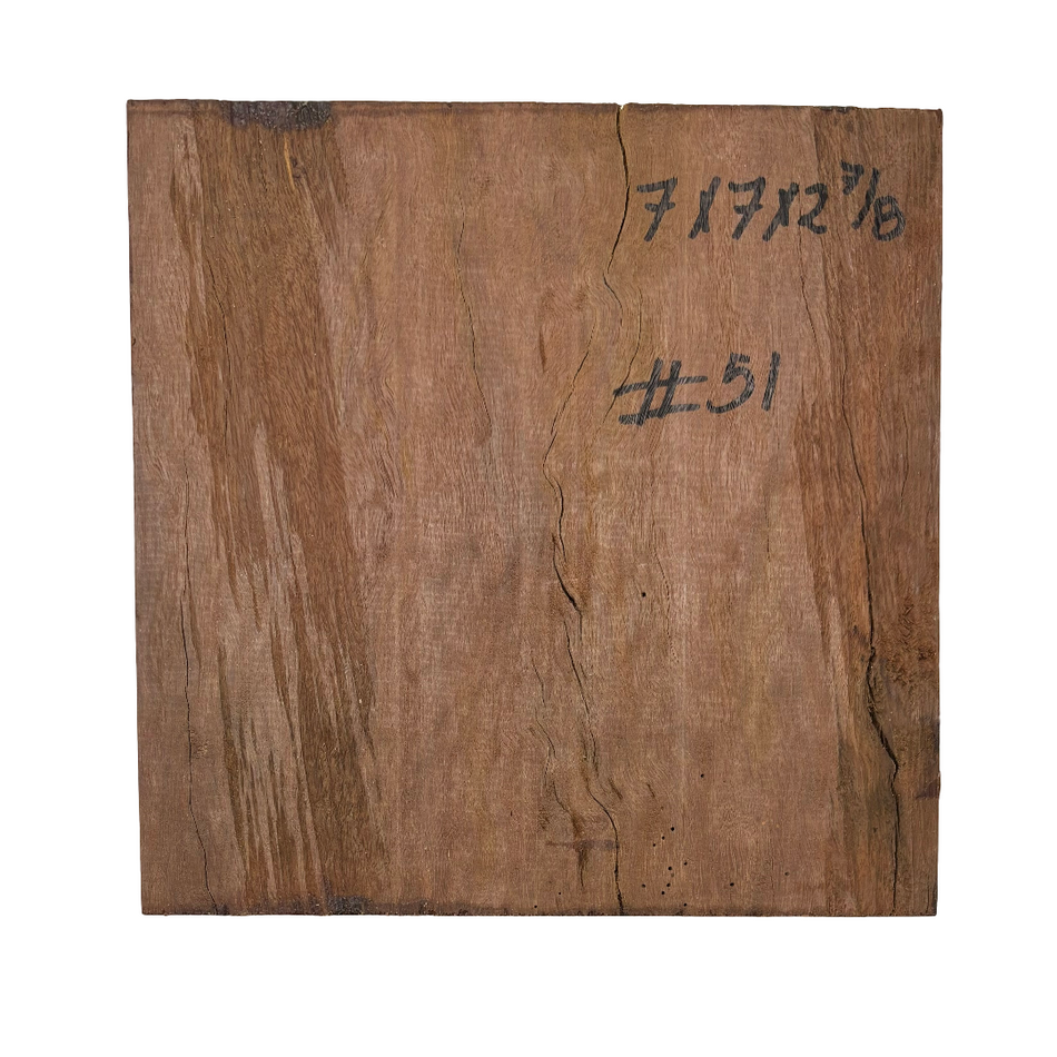 Flame Sydney Red Gum Bowl Blank 7" x 7" x 2-7/8" #51