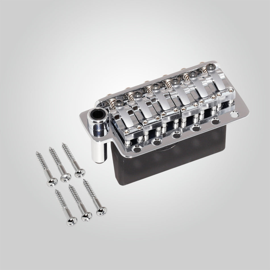 Gotoh 510T-FE2 Tremolo Bridge Non-Locking Steel Saddles - Chrome finish