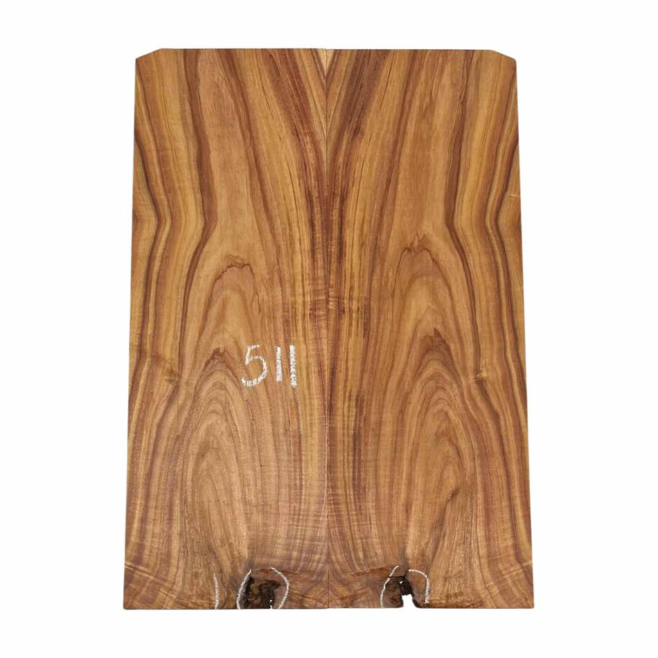 Hawaiian Koa Bookmatched Guitar Drop Tops 21" x 7-1/4" x 1/4" #511