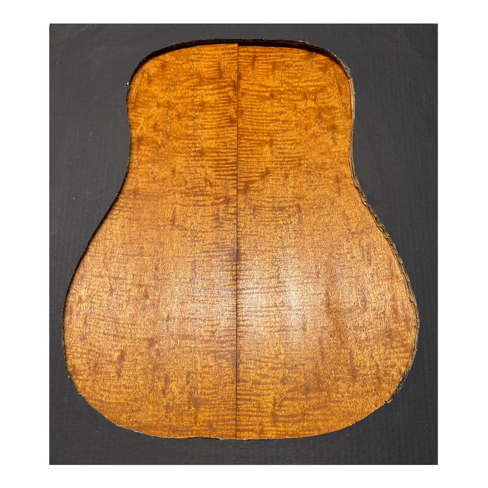 Juego de fondo y aros de guitarra de grado AAAA Dreadnought de palisandro de la India Oriental #61 