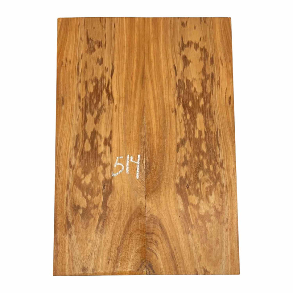 Hawaiian Koa Bookmatched Guitar Drop Tops 21" x 7-1/4" x 1/4" #514