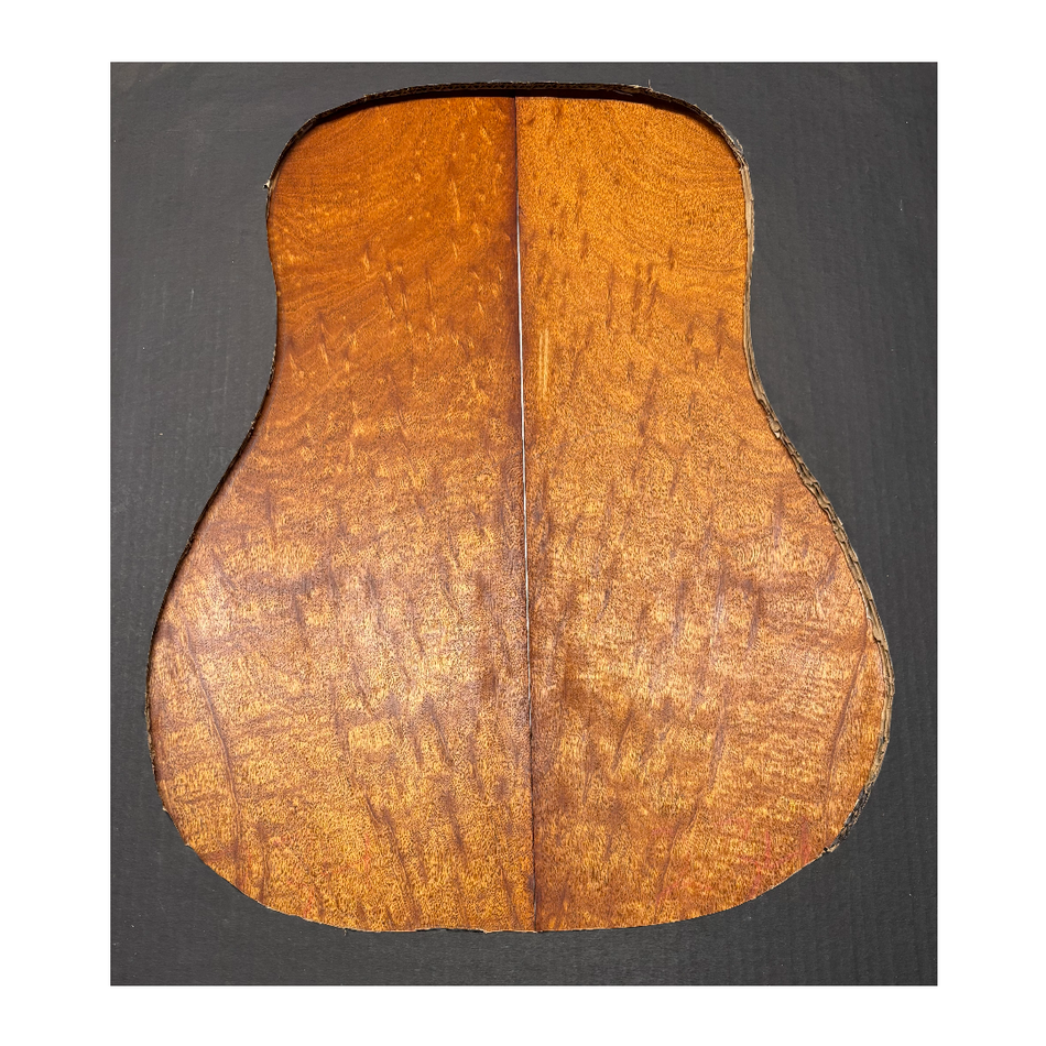 Juego de fondo y aros de guitarra de grado AAAA Dreadnought de palisandro de la India Oriental #61 