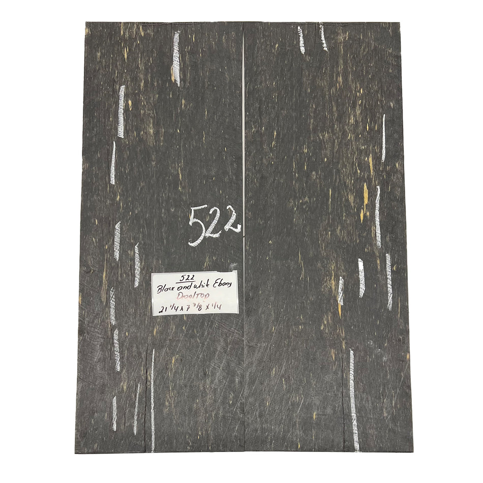 Macassar Ebony Drop Top 21-1/4" x 7-7/8" x 1/4" #522