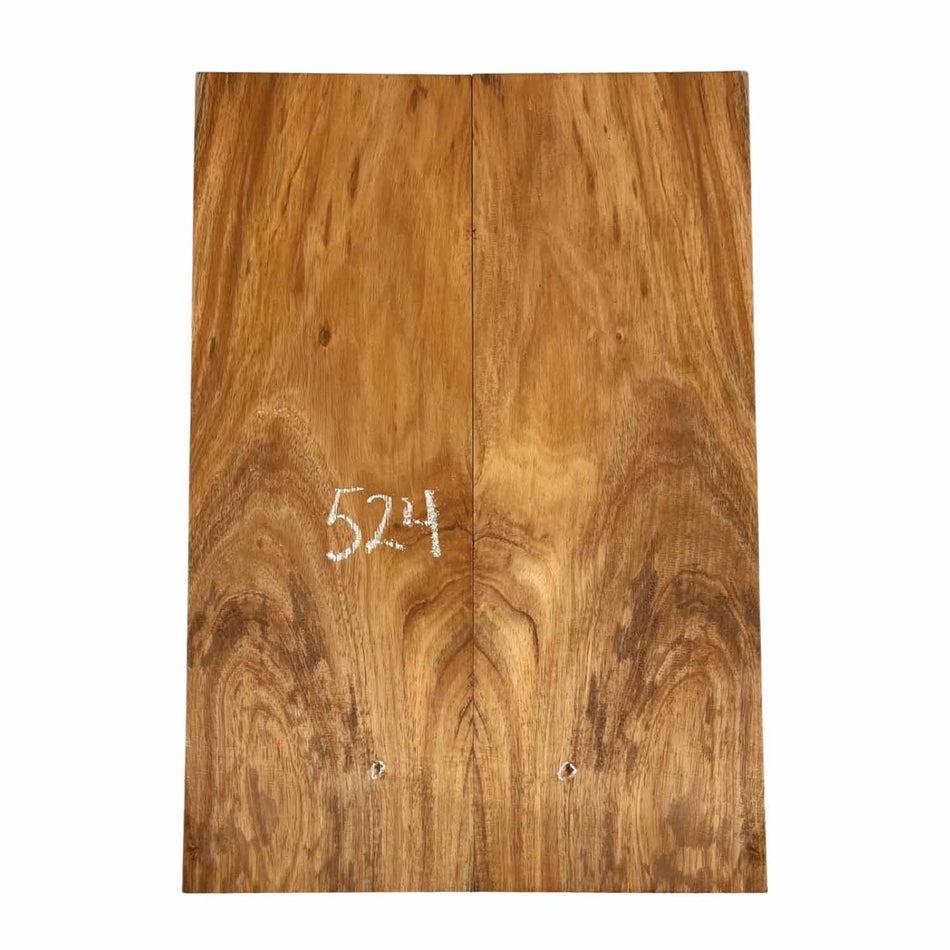 Hawaiian Koa Bookmatched Guitar Drop Tops 21" x 7-1/4" x 1/4" #524