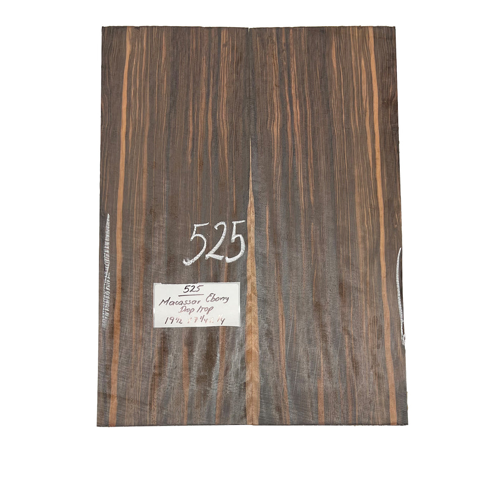 Macassar Ebony Drop Top 19-1/2" x 7-1/4" x 1/4" #525