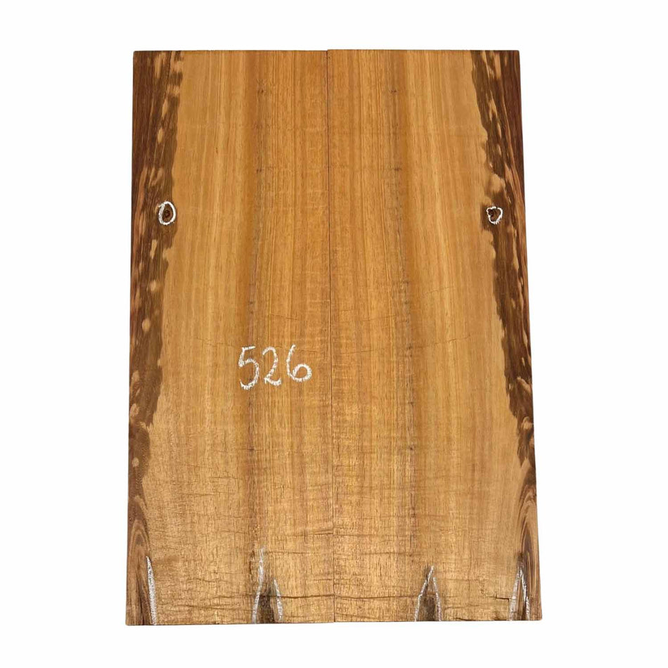 Hawaiian Koa Bookmatched Guitar Drop Tops 21" x 7-1/4" x 1/4" #526