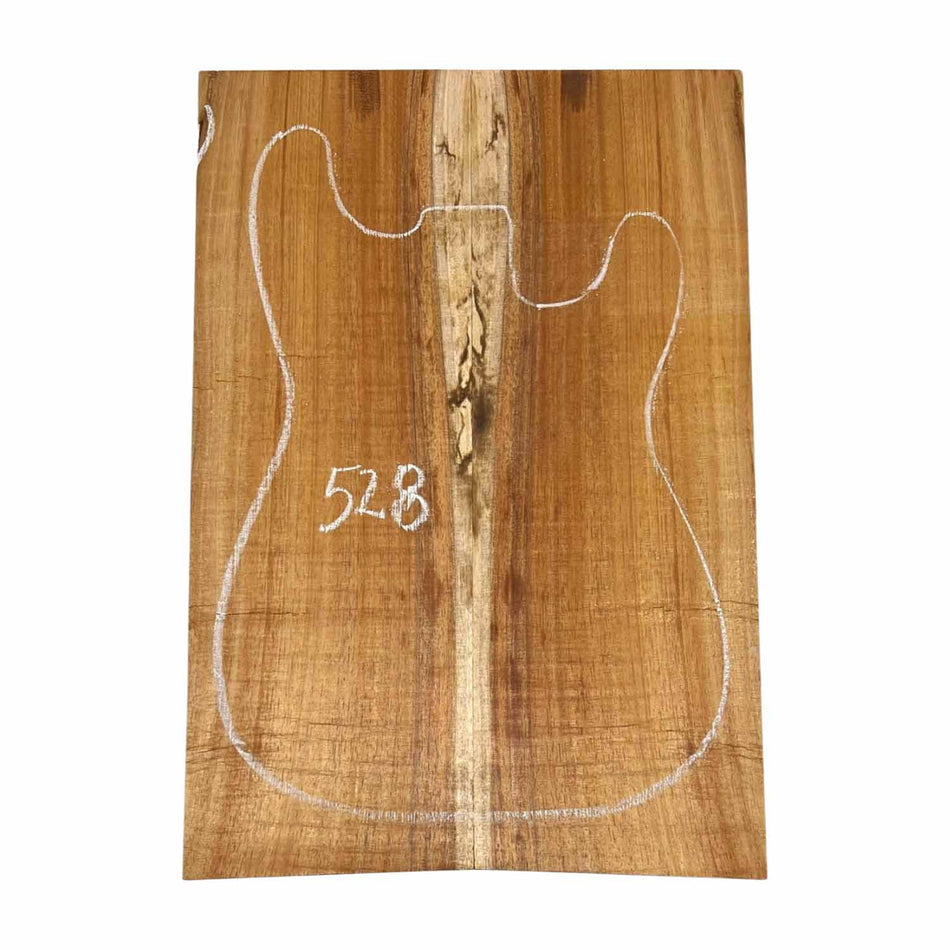 Hawaiian Koa Bookmatched Guitar Drop Tops 21" x 7-1/4" x 1/4" #528