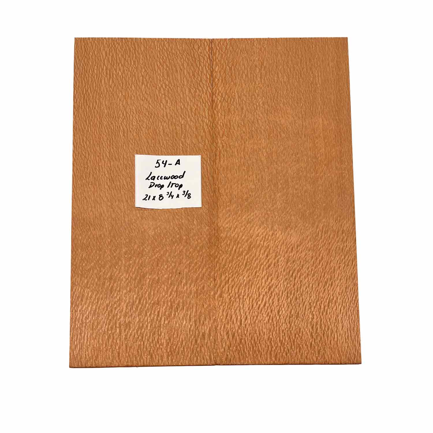 Lacewood Drop Top 21" x 8-3/4" x 3/8" #54-A - Exotic Wood Zone 