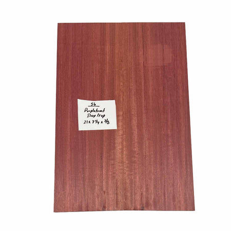 Purpleheart Drop Top 21" x 7-1/4" x 3/8" #56 - Exotic Wood Zone 