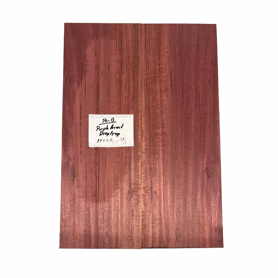 Purpleheart Drop Top 21" x 7-1/4" x 3/8" #56-B - Exotic Wood Zone 