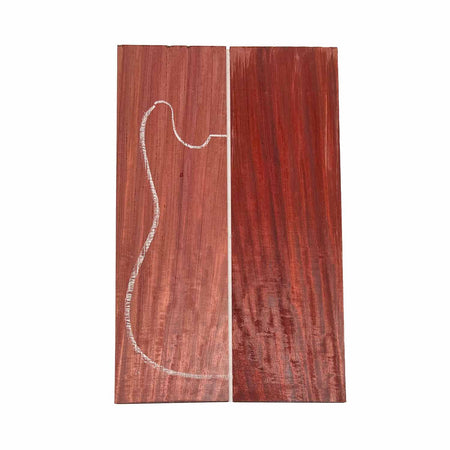 Flame Purpleheart Drop Top 21" x 7-1/4" x 3/8" #56-E - Exotic Wood Zone 