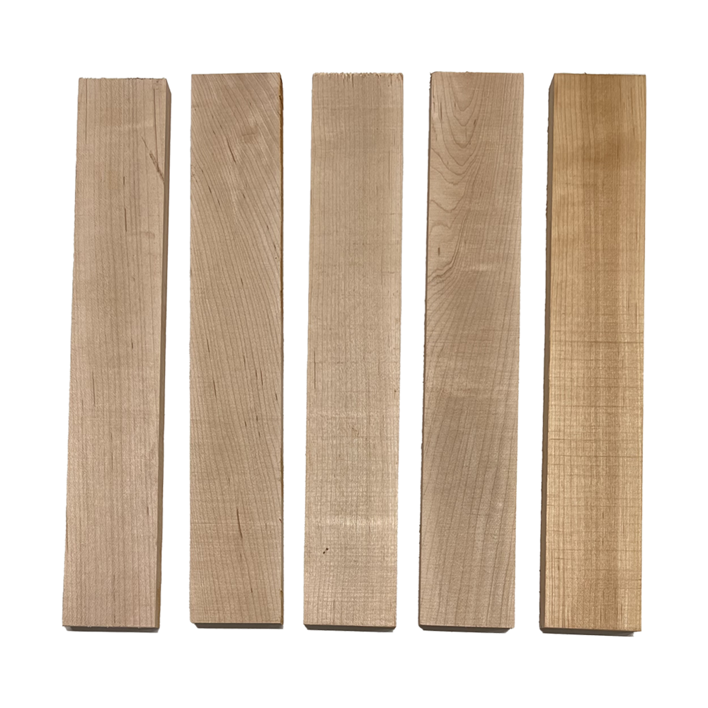 Pack of 5, Hard Maple Wood Cut Offs, DIY Craft Carving Lumber Cutoffs - Exotic Wood Zone - Buy online Across USA 