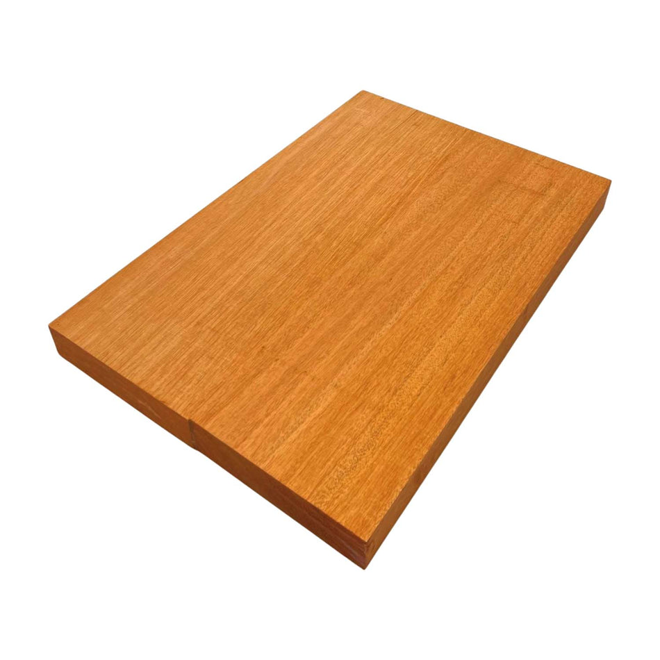 Fijian Mahogany Guitar Body Blank - 21" x 14-1/4" x 1-3/4" ,10 Lbs (2 Pcs Glued) #601